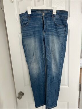 American Eagle Outfitters Women's Medium Blue Skinny Jeans